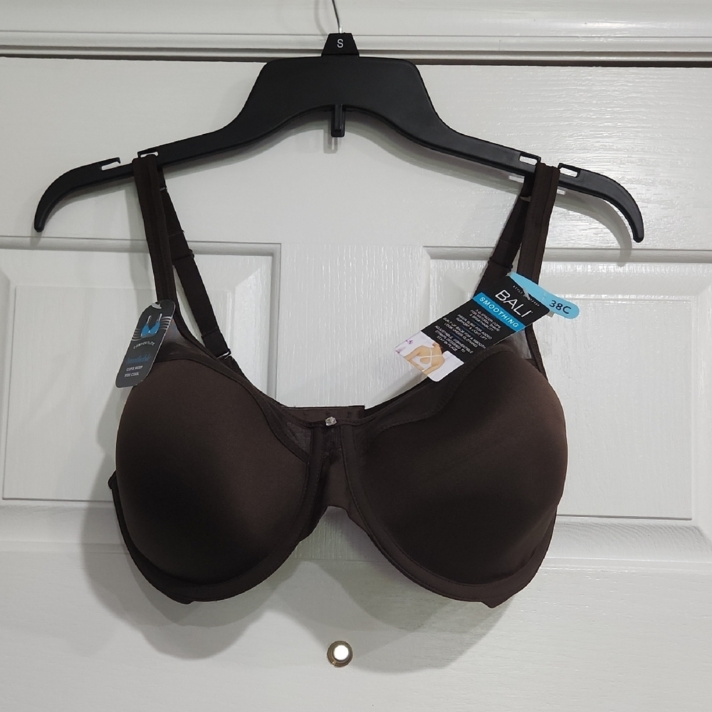 Bali Brown Full-Coverage Underwire Bra - Picture 1 of 6